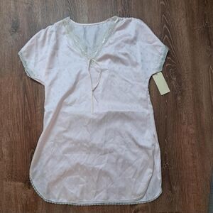 Nwt Vintage Pinl Satin Nightgown